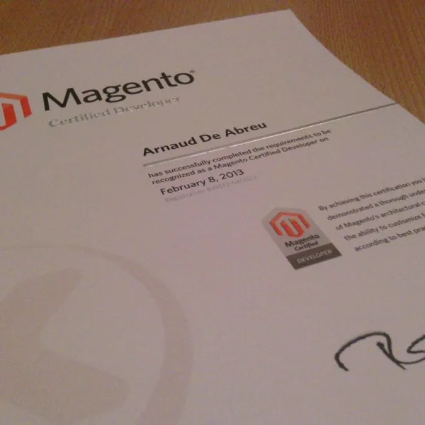 Magento Certified Developer